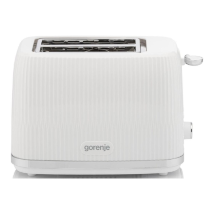 Gorenje T850DPW – 2-paikkainen muovirunkoinen leivänpaahdin, valkoinen