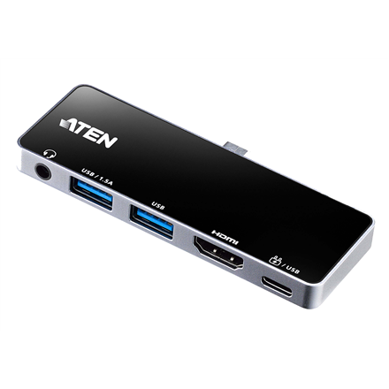 ATEN UH3238-AT – USB-C-matkatelakka läpivientilatauksella