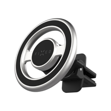 FIXED MagMount Vent FIXMMT-V-SL – magneettinen puhelinteline auton tuuletusritilään, hopeanvärinen