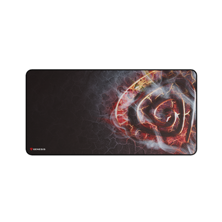 Genesis Mouse Pad Fabric, Rubber Carbon 500 MAXI LAVA G2 Edition Multicolor