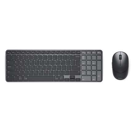 Dell Pro 7 KM746 – rechargeable wireless compact keyboard-and-mouse set, Lithuanian QWERTY, black