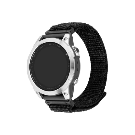 Fixed urheiluhihna Garmin QuickFit 22mm, 160-210 mm, musta, nailon