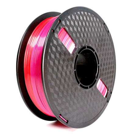 Flashforge 3DP-PLA-SK-01-RP – silkki-sateenkaari-PLA 3D-tulostinfilamentti, 1.75 mm, 1 kg kela, punainen/violetti