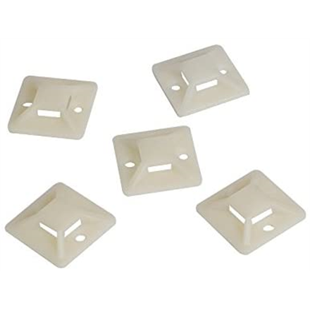 LogiLink KAB0042 – itseliimautuvat nippusidekiinnikkeet, 20 × 20 mm