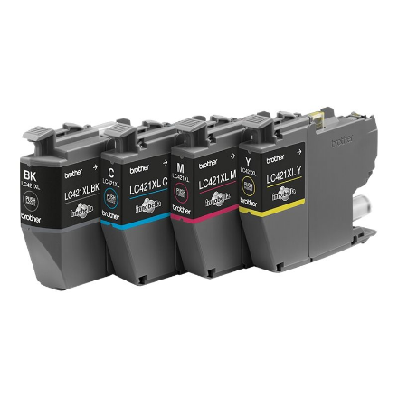 Brother LC421XLVAL mustekasettipakkaus, 4 riittoisaa kasettia