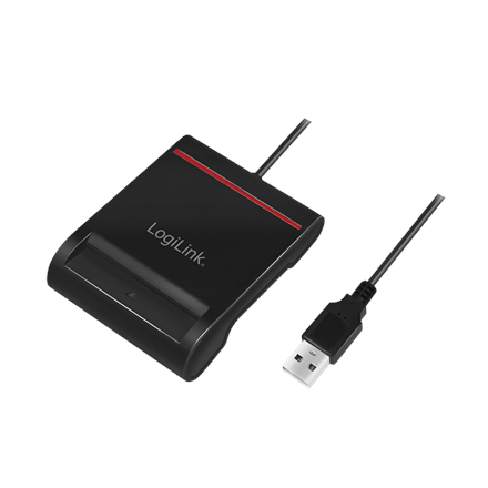 LogiLink CR0047 – USB 2.0 -älykortinlukija henkilökorteille