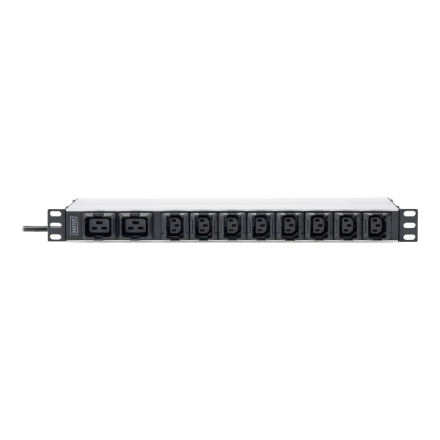 DIGITUS DN-95427 – 10 pistorasian alumiininen teline-PDU IEC C20 -tulolla