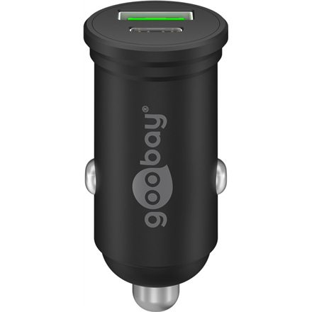 Goobay 61739 – kahden USB-portin USB-C PD -autopikalaturi, 45 W
