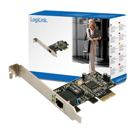 LogiLink PC0029A – Gigabit Ethernet PCIe -verkkokortti