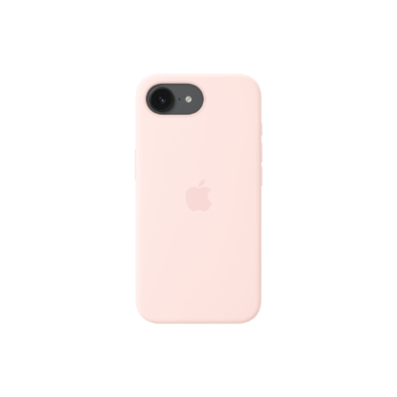 Apple MHWJ4ZM/A silikonikotelo MagSafella iPhone 17e -mallille, hennon vaaleanpunainen