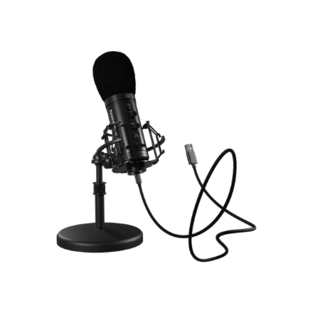 Genesis Radium 600 G2 – studio-USB-mikrofoni, jalustalla, musta