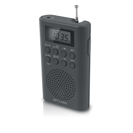 Muse M-03 R – taskuradio, musta