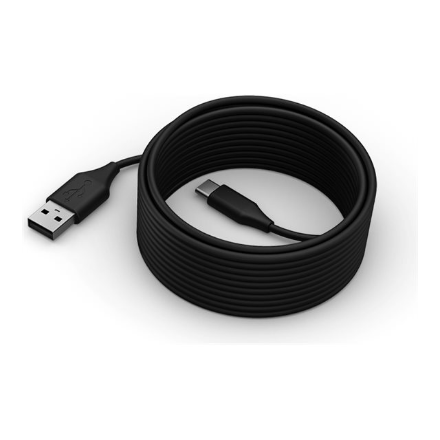 Lenovo ThinkSmart 40CLSCCB01 – 5 m:n USB-C–USB-A-kaapeli, musta