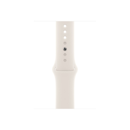 Apple Watch MXM63ZM/A – 46 mm tähtivalkea urheiluranneke, S/M
