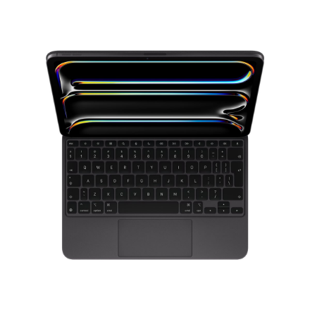 Apple Magic Keyboard MWR23Z/A – näppäimistökotelo mallille iPad Pro 11-inch (M4), kansainvälinen englanninkielinen näppäinasettelu, musta