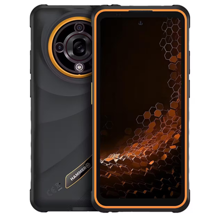 Hammer Iron 6 5G 6/128 Gt Dual SIM, oranssi