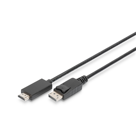 DIGITUS – DisplayPort–HDMI Type-A-sovitinkaapeli, 2 m