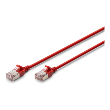 Digitus Slim Patch Cable, 1 m DK-1632-A-010S-R Red