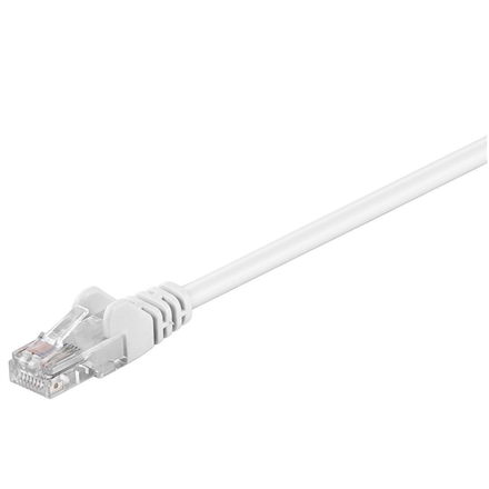 Goobay CAT 5e patch cable, U/UTP White RJ45 male (8P8C) RJ45 male (8P8C)