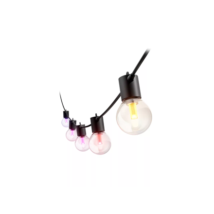 Philips Hue Festavia Globe String Lights for Outdoor Use, 14 m 30 W Bluetooth, Zigbee