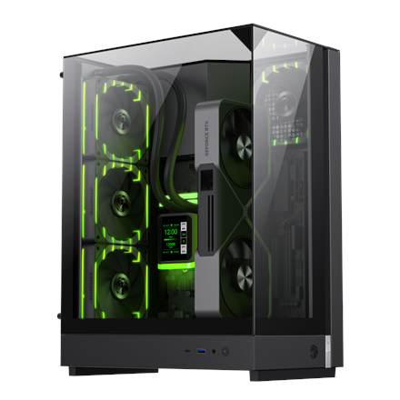 GameMax T20 BK – tietokonekotelo, M-ATX, musta