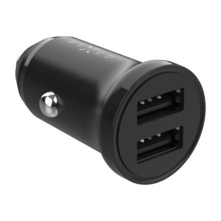 FIXED FIXCC15N-2U-BK – dual-USB car charger, 15 W, black