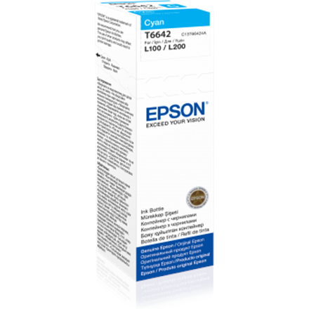 Epson T6642 mustepullo, syaani, 70 ml
