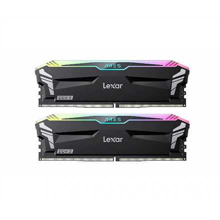 Lexar ARES RGB LD5U16G68C34LA-RGD – 32 Gt:n (2 × 16 Gt) DDR5-6800 CL34 pöytäkoneen muistisarja