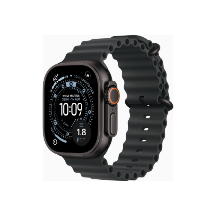 Apple Watch Ultra 3 MF0J4ET/A – GPS-älykello LTPO OLED Always-On Retina -näytöllä, musta titaani