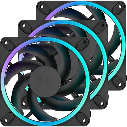 Fractal Design Momentum 12 RGB FD-F-MR1-1203 – 3-pack 120 mm RGB computer-case fan