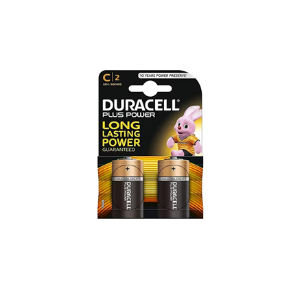 Duracell Basic MN1400 – alkaline C batteries, 2-pack