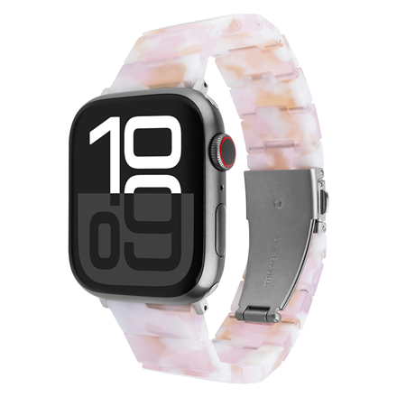 FIXED FIXREST-436-CP – epoksihartsinen kellonranneke, 38/40/41 mm, Apple Watch, karkkipinkki