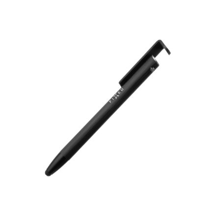 Fixed 3-in-1 FIXPEN-BK – musta kapasitiivisen näytön kynä, kuulakärkikynä ja puhelin- tai tablettiteline