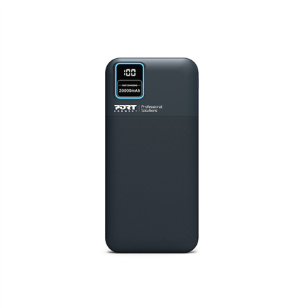 Port Connect 907002 – USB-C-varavirtalähde, 20000 mAh, sininen