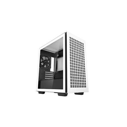 DeepCool CH370 – Micro-ATX-kotelo, sivuikkuna ja PS2-virtalähdetuki, valkoinen