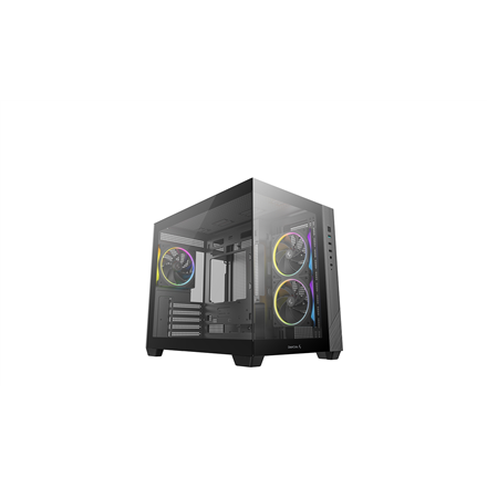 DeepCool CG330 3F – Micro-ATX-kotelo, musta