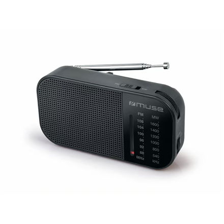 Muse M-025 R -kannettava radio, musta