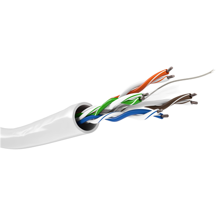Goobay CAT 6 Verkkokaapeli, U/UTP, 305 m 94220 U/UTP valkoinen