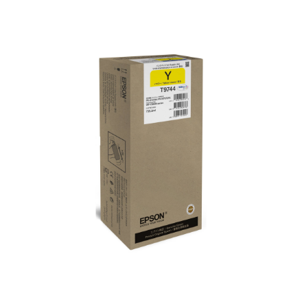 Epson T9744 XXL -musteensyöttöyksikkö WorkForce Pro WF-C869R -malleille, keltainen, 84,000 pages