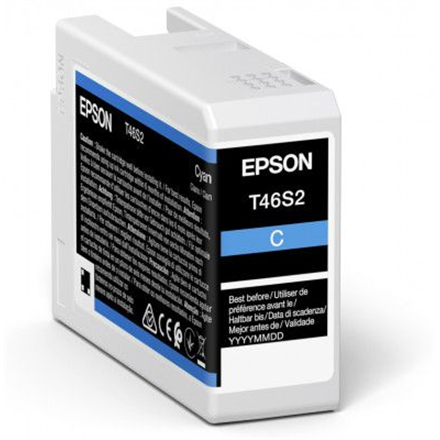 Epson T46S2 UltraChrome Pro 10 -mustekasetti, syaani, 26 ml