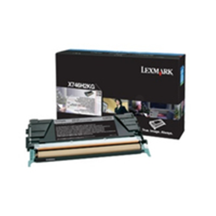 Lexmark X746H3KG – Corporate-ohjelman suuren kapasiteetin värikasetti, musta, malleille X746/X748