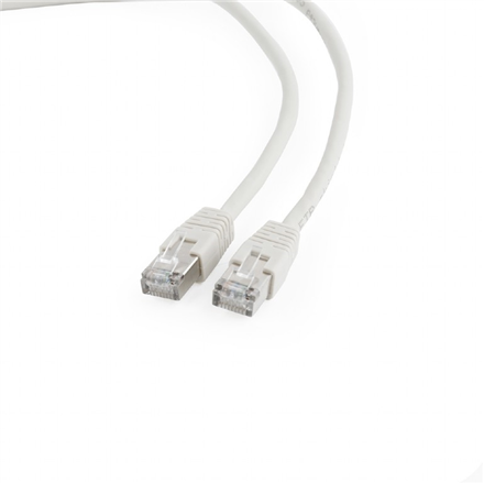 Cablexpert PPB6-5M – suojattu FTP Cat6 RJ45 -verkkokaapeli, 5 m, valkoinen