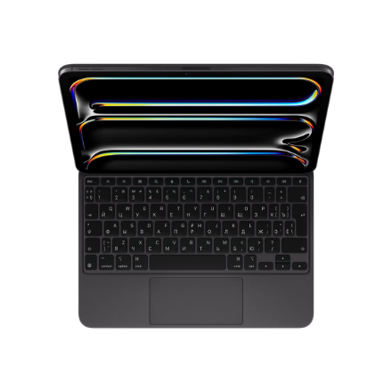 Apple Magic Keyboard MWR23RS/A – näppäimistökotelo mallille iPad Pro 11-inch (M4), venäläinen näppäinasettelu, musta