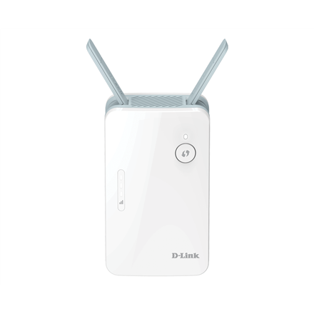 D-Link E15/E – AX1500 Mesh Wi-Fi -kantamanlaajennin, 802.11ac-yhteensopiva, 300+1200 Mbps, 1 Gigabit Ethernet (RJ-45) -portti, 2 ulkoista antennia