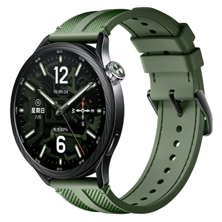Xiaomi Watch S5 46mm BHR08IXGL – AMOLED-älykello, 1,48 tuuman näyttö, vedenkestävä, vihreä