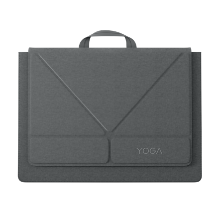 Lenovo Yoga Tote Sleeve GX41U86727 – kassityylinen suojatasku enintään 14 tuuman kannettaville, harmaa