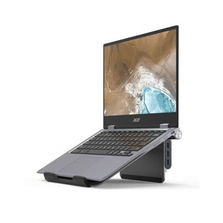 Acer 5-in-1 Docking Stand – näyttöteline telakointiasemalla, 270 × 45 × 300 mm, hopeanvärinen