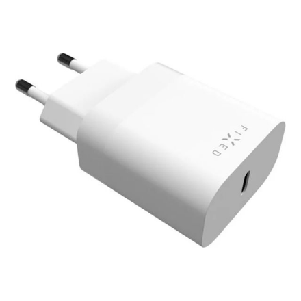 FIXED FIXC20N-C-WH – USB-C-matkalaturi, 20 W, valkoinen