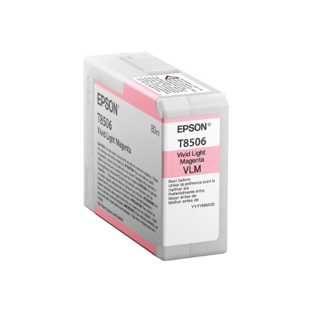 Epson C13T85060N / T8506 – Singlepack mustekasetti, kirkas vaalea magenta