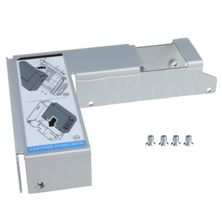 Dell 9W8C4 -metallisovitinkiinnike 2,5 tuuman aseman asentamiseen 3,5 tuuman kelkkaan